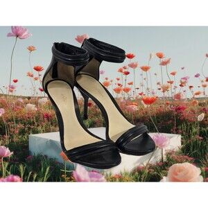 DMS Women's 35.5 5.5 Phillip Lim Black Leather Mirtini Heels Ankle Strap Pumps